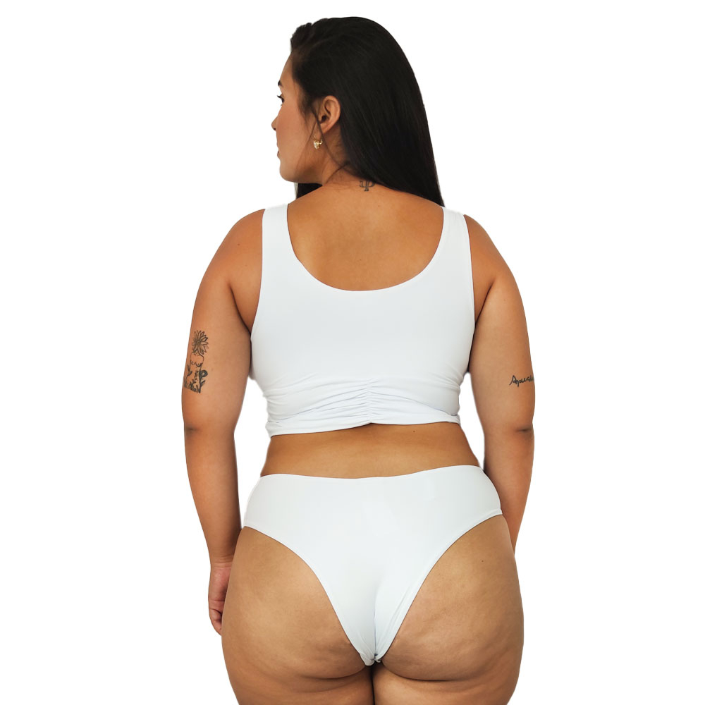 Body Plus Size Preto Com Textura - Ilha Bikini